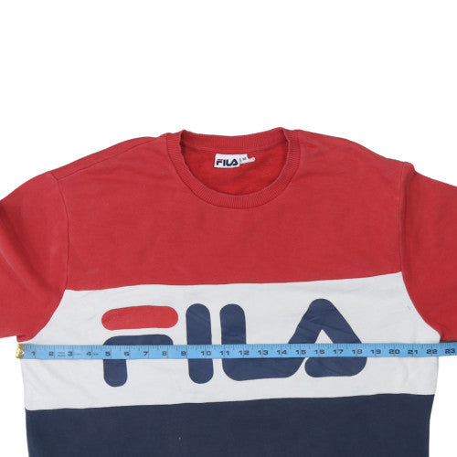Fila Men’s Multicoloured Crew Neck Pullover Sweatshirt M