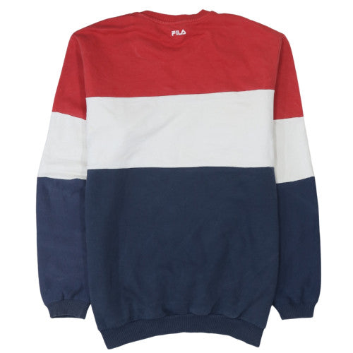Fila Men’s Multicoloured Crew Neck Pullover Sweatshirt M