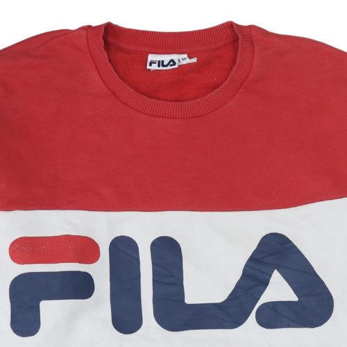 Fila Men’s Multicoloured Crew Neck Pullover Sweatshirt M