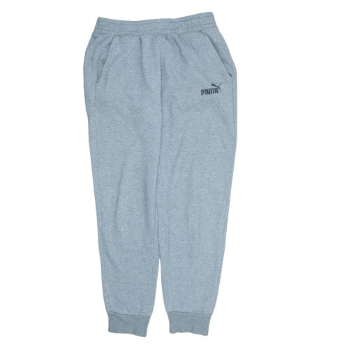 Puma Men’s Grey Sweatpants Size M Regular Fit Fleece Joggers