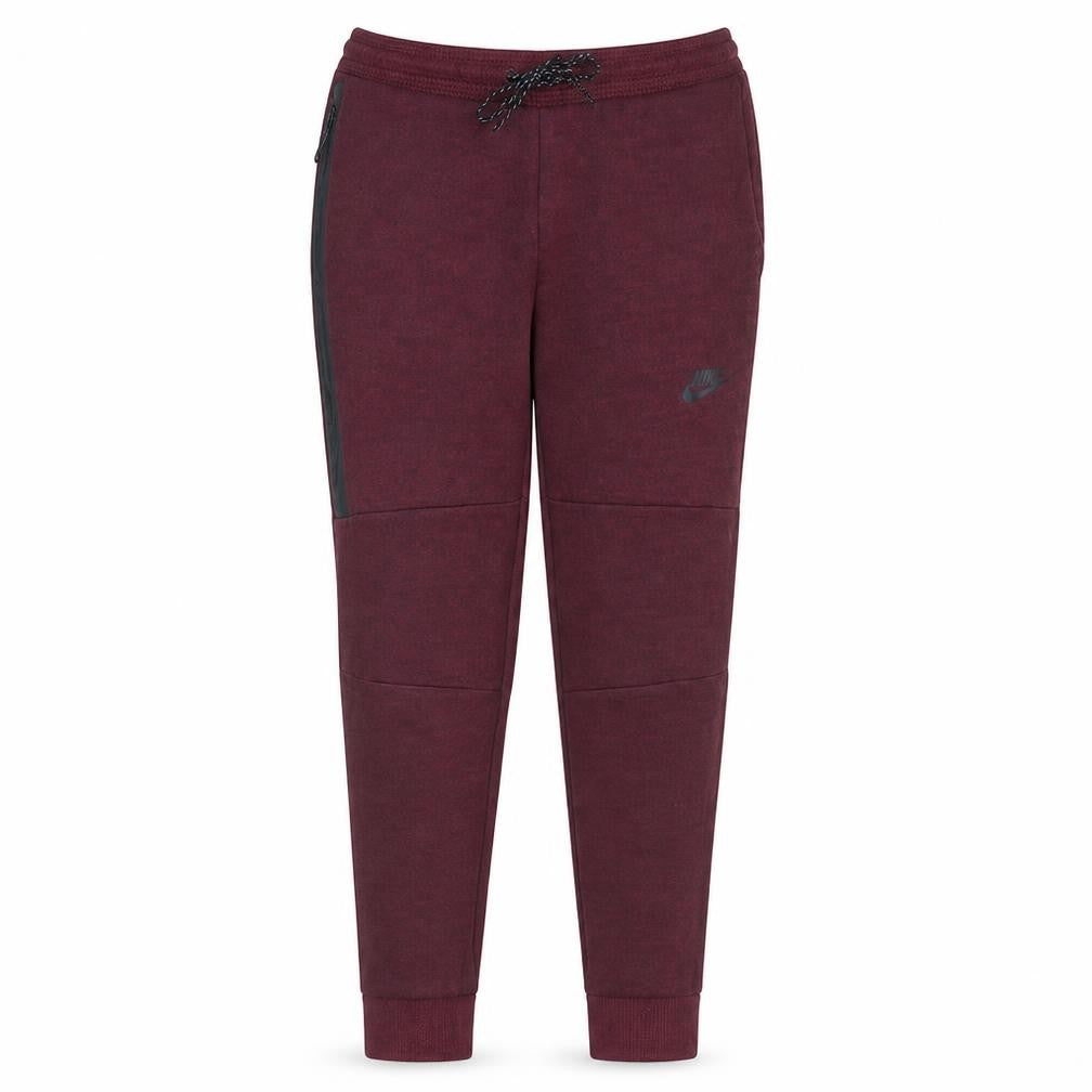 Nike Men's Burgundy Jogger Sweatpants S Cotton Blend Drawstring Trousers