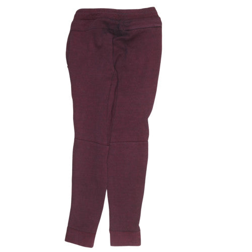 Nike Men's Burgundy Jogger Sweatpants S Cotton Blend Drawstring Trousers