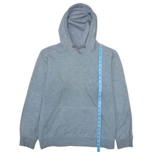 Canterbury Mens Grey XL Pullover Hoodie Fleece Rugby Sweatshirt