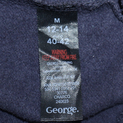 George Nirvana Womens Charcoal Sweatshirt M 12-14 Graphic Print Pullover