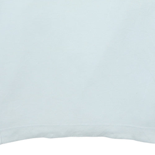 Nike Men's White Cotton Blend Crew Neck Sweatshirt Size L