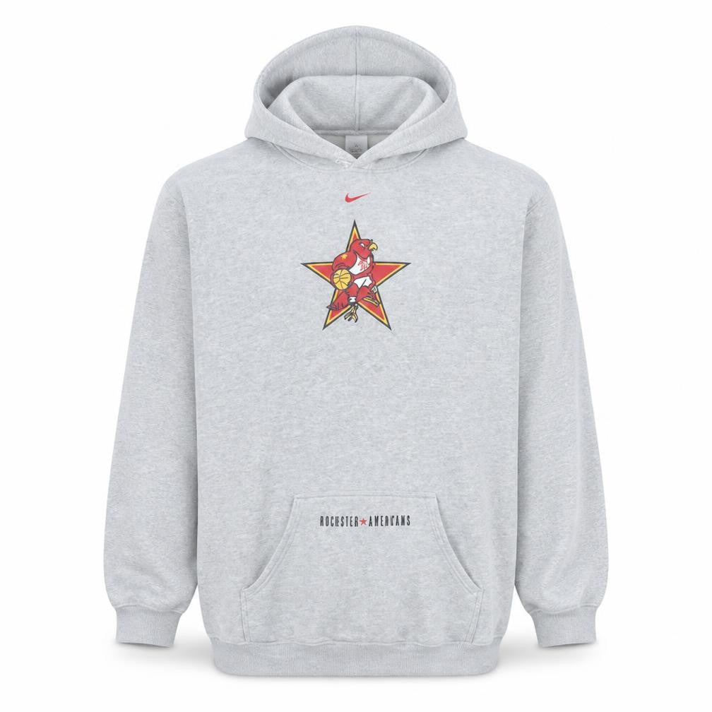Nike Men’s Grey XXL Pullover Hoodie NBA Atlanta Graphic Sweatshirt