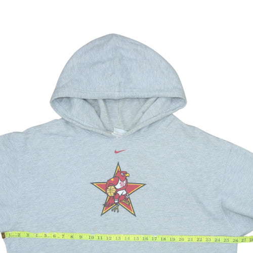 Nike Men’s Grey XXL Pullover Hoodie NBA Atlanta Graphic Sweatshirt
