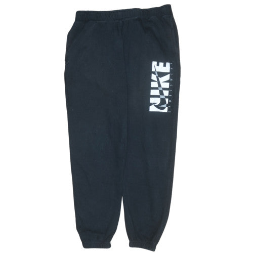 Nike Men's Black XL Jogger Sweatpants with Logo Print