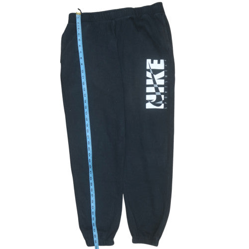 Nike Men's Black XL Jogger Sweatpants with Logo Print