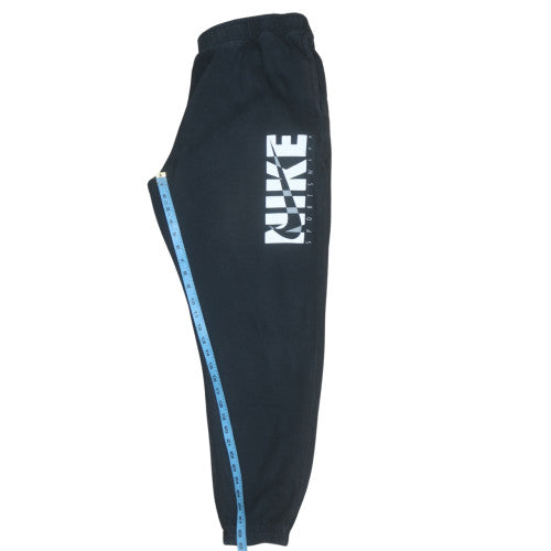 Nike Men's Black XL Jogger Sweatpants with Logo Print