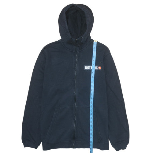 Nike Men's Black XL Full Zip Hoodie Just Do It Sportswear
