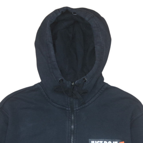 Nike Men's Black XL Full Zip Hoodie Just Do It Sportswear