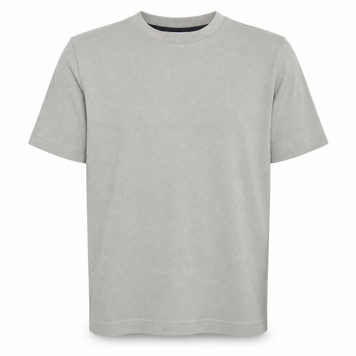Calvin Klein Men's Beige Cotton Crew Neck Relaxed Fit T-Shirt L