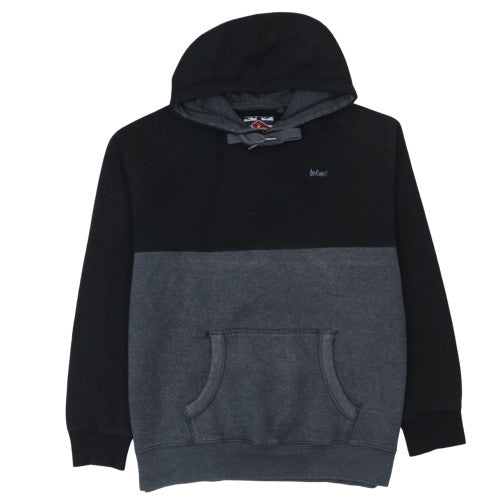 Lee Cooper Men's Black 2XL Pullover Fleece Hoodie