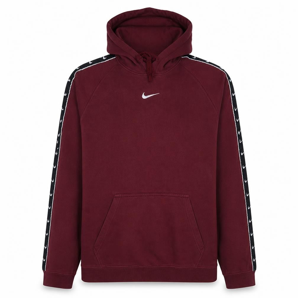 Nike Men's Red Pullover Hoodie Size M Sports Fleece Sweatshirt