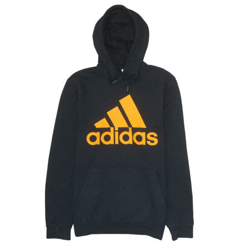 Adidas Mens Black Hoodie Large Pullover Graphic Print Primegreen