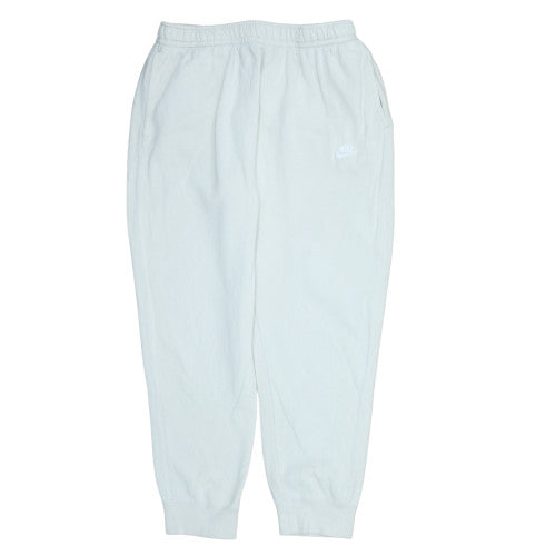 Nike Men's White Fleece Sweatpants XL Regular Fit Tapered