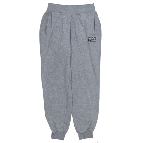 Emporio Armani EA7 Men Grey Jogger Sweatpants M Regular Fit Cotton Blend