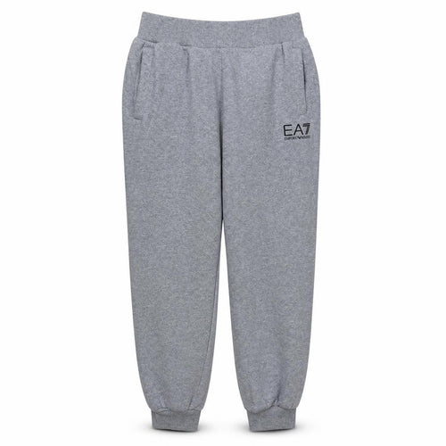 Emporio Armani EA7 Men Grey Jogger Sweatpants M Regular Fit Cotton Blend