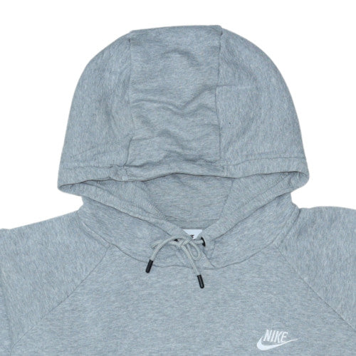 Nike Mens Grey XL Pullover Hoodie Fleece Logo Sweatshirt