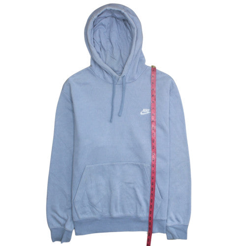 Nike Men's Blue Pullover Hoodie L Fleece Regular Fit Sweatshirt