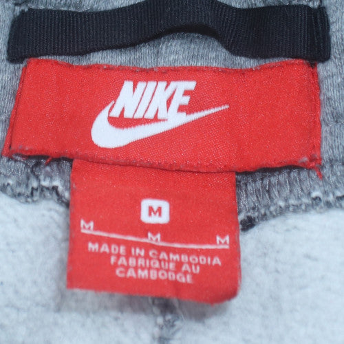 Nike Men's Grey Jogger Sweatpants M Regular Fit Fleece Trousers