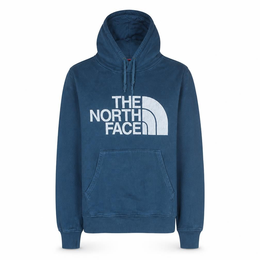 The North Face Men's Blue Pullover Hoodie M Outdoor Fleece