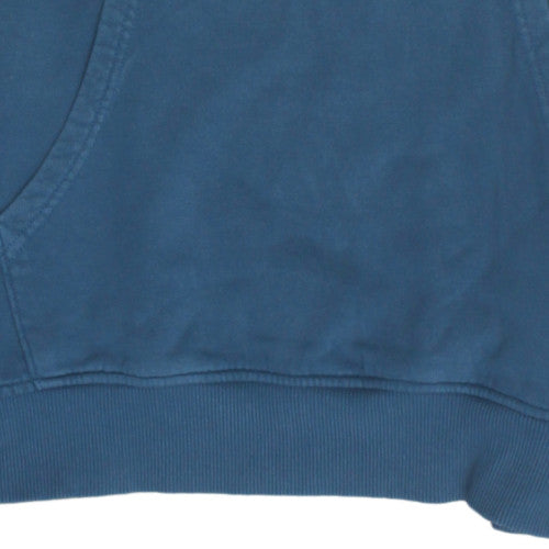 The North Face Men's Blue Pullover Hoodie M Outdoor Fleece