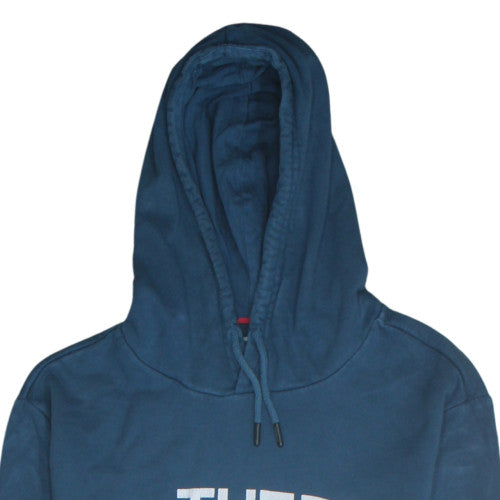 The North Face Men's Blue Pullover Hoodie M Outdoor Fleece