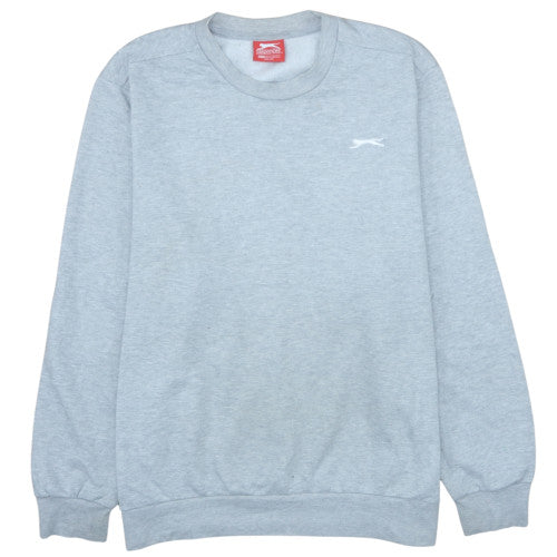 Slazenger Mens Grey XL Crew Neck Pullover Sweatshirt