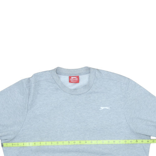 Slazenger Mens Grey XL Crew Neck Pullover Sweatshirt