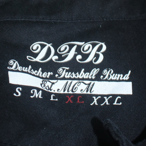 DFB Mens Black Cotton Football Jacket XL Casual Sportswear