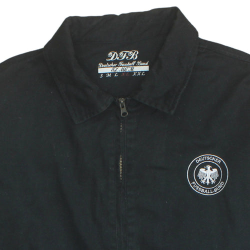 DFB Mens Black Cotton Football Jacket XL Casual Sportswear