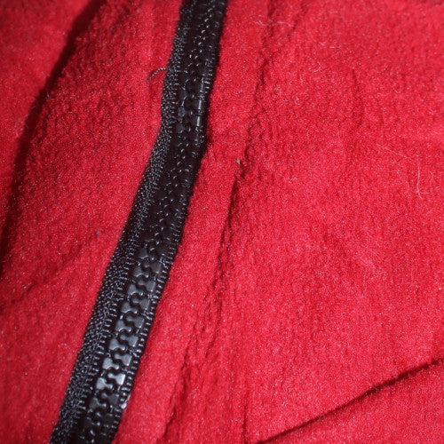 Airness Men's Black Red Fleece Half Zip Pullover Sweatshirt XL