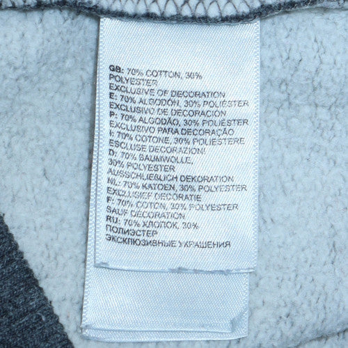 The North Face Boys Grey XL Pullover Fleece Sweatshirt with Logo