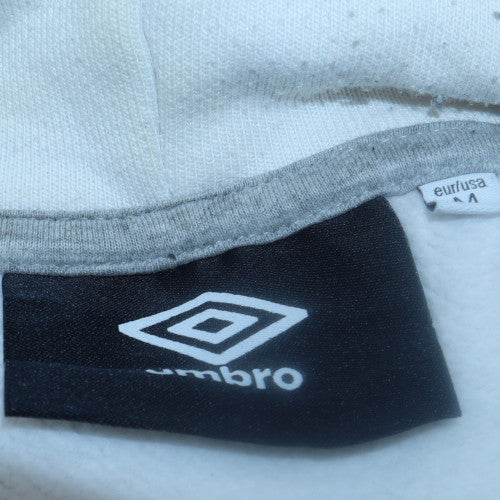 Umbro Men's Beige White Grey Pullover Hoodie M Regular Fit