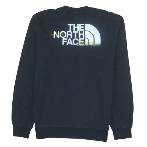 The North Face Men's Black L Pullover Sweatshirt Crew Neck Logo