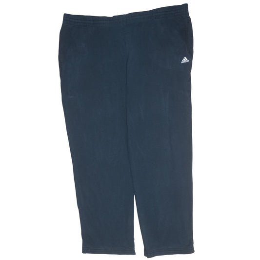 Adidas Mens Navy Blue 2XL Jogger Sweatpants Elastic Waist Essentials