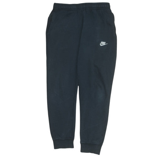 Nike Men's Black Jogger Trousers Size S Fleece Tapered Casual