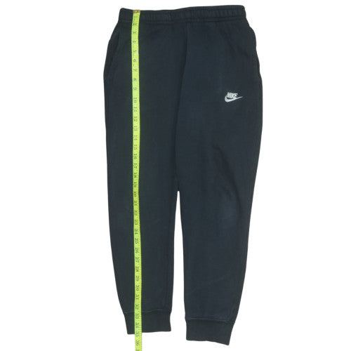 Nike Men's Black Jogger Trousers Size S Fleece Tapered Casual
