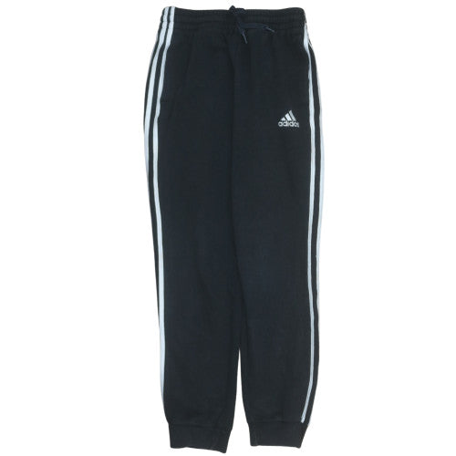 Adidas Men's Black Jogger Trousers S Regular Fit Fleece