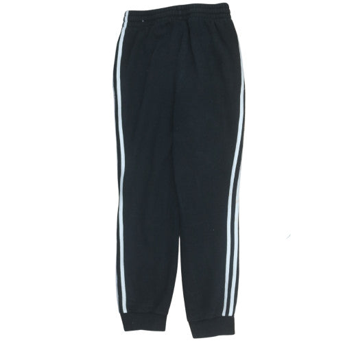 Adidas Men's Black Jogger Trousers S Regular Fit Fleece