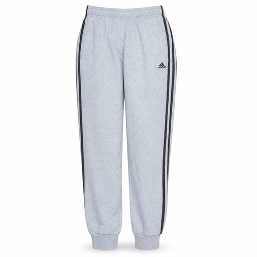 Adidas Boys Grey Jogger Trousers 13-14 Years Elastic Waist Fleece Sportswear