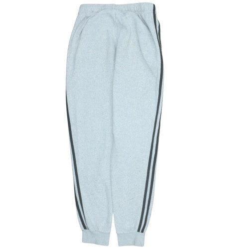 Adidas Boys Grey Jogger Trousers 13-14 Years Elastic Waist Fleece Sportswear