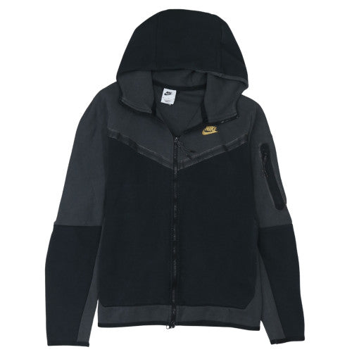 Nike Men's Black Full Zip Hooded Fleece Hoodie M