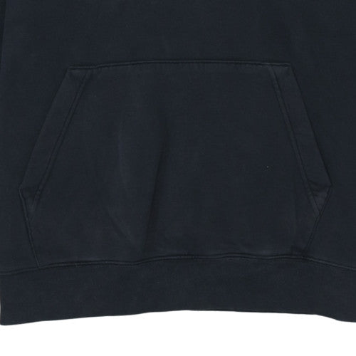 Nike Men's Black Pullover Hoodie M Fleece Logo Sweatshirt