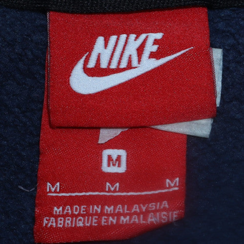 Nike Men's Blue Crew Neck Logo Pullover Sweatshirt Size M