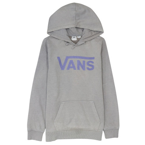 Vans Mens Grey Pullover Hoodie S Fleece Cotton Blend Casual Sweatshirt