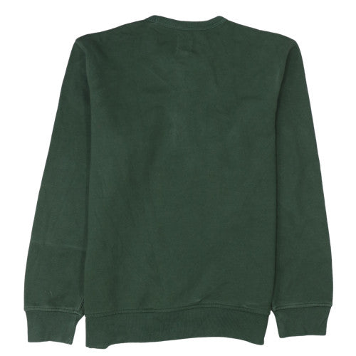 GAP Men's Green Pullover Sweatshirt M Logo College Fleece