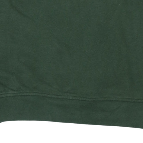 GAP Men's Green Pullover Sweatshirt M Logo College Fleece